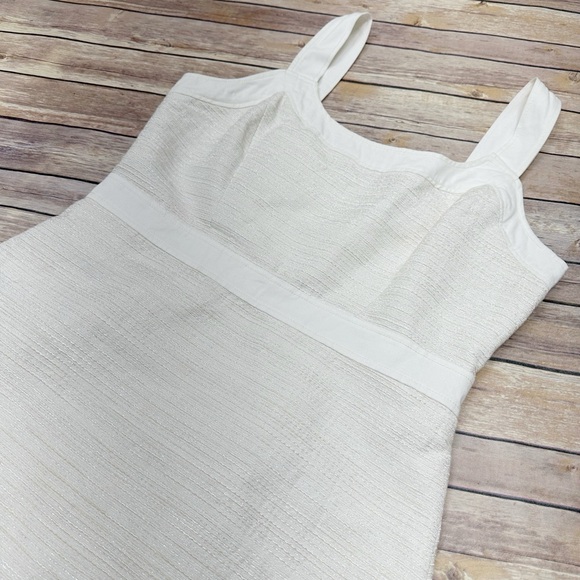 GUESS Women's Elsie Denim-Trim Tweed Sleeveless Dress Size XL - Picture 6 of 8